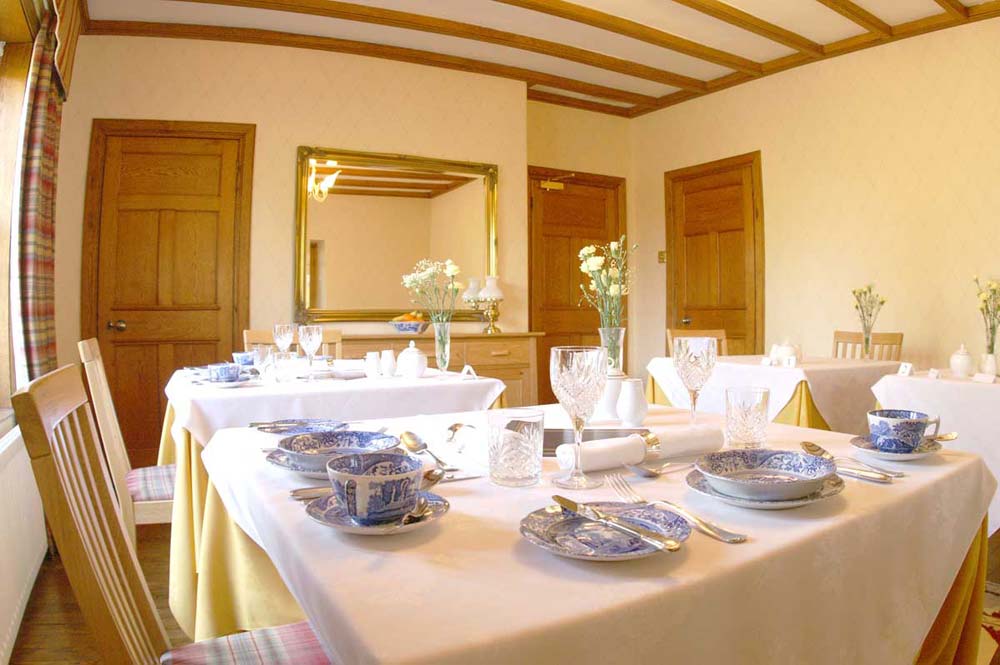 Dining room at West Acre House