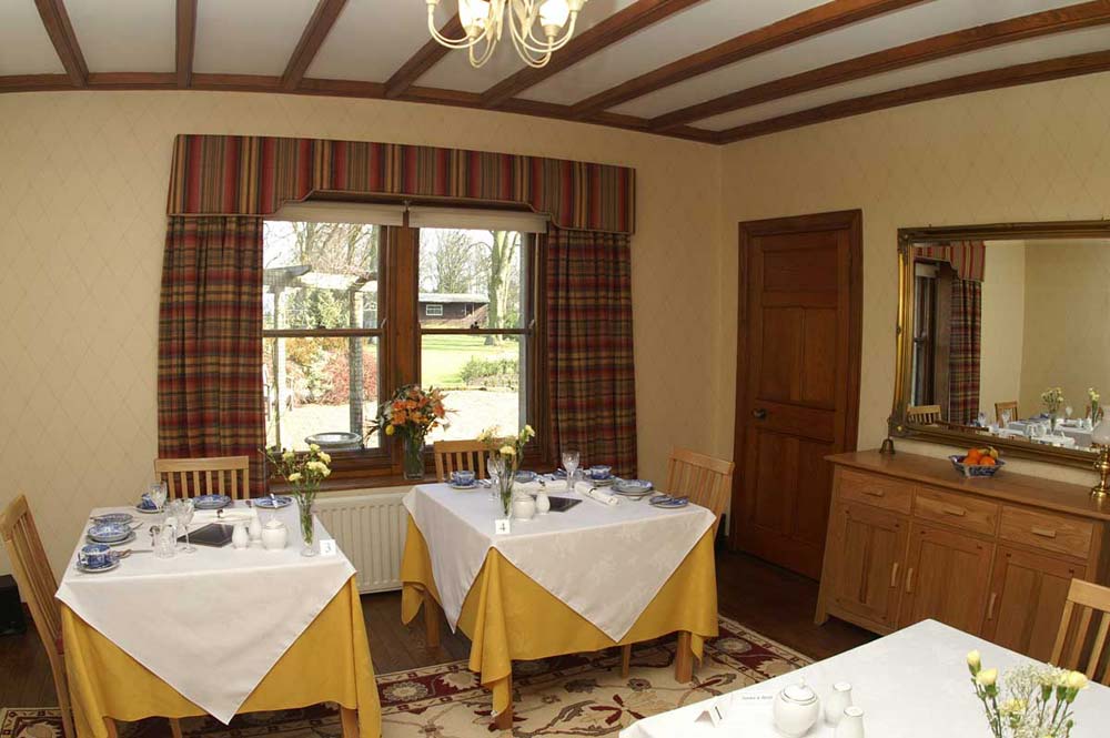 Dining room at West Acre House