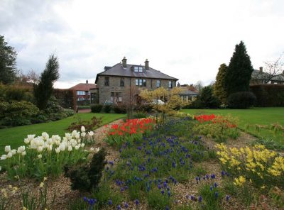 The garden at West Acre House