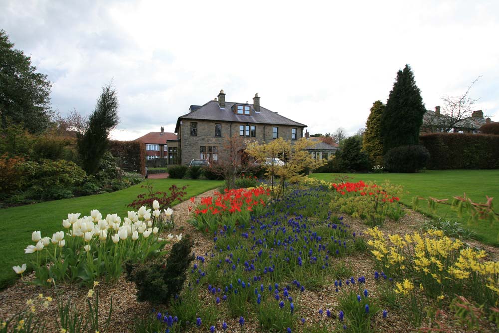 The garden at West Acre House