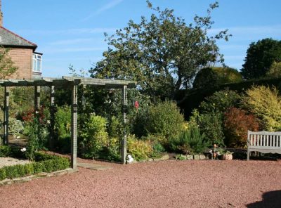 The garden at West Acre House