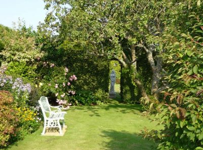 The garden at West Acre House