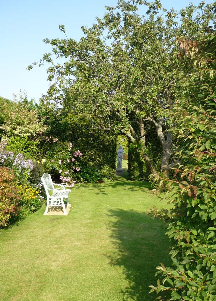 The garden at West Acre House