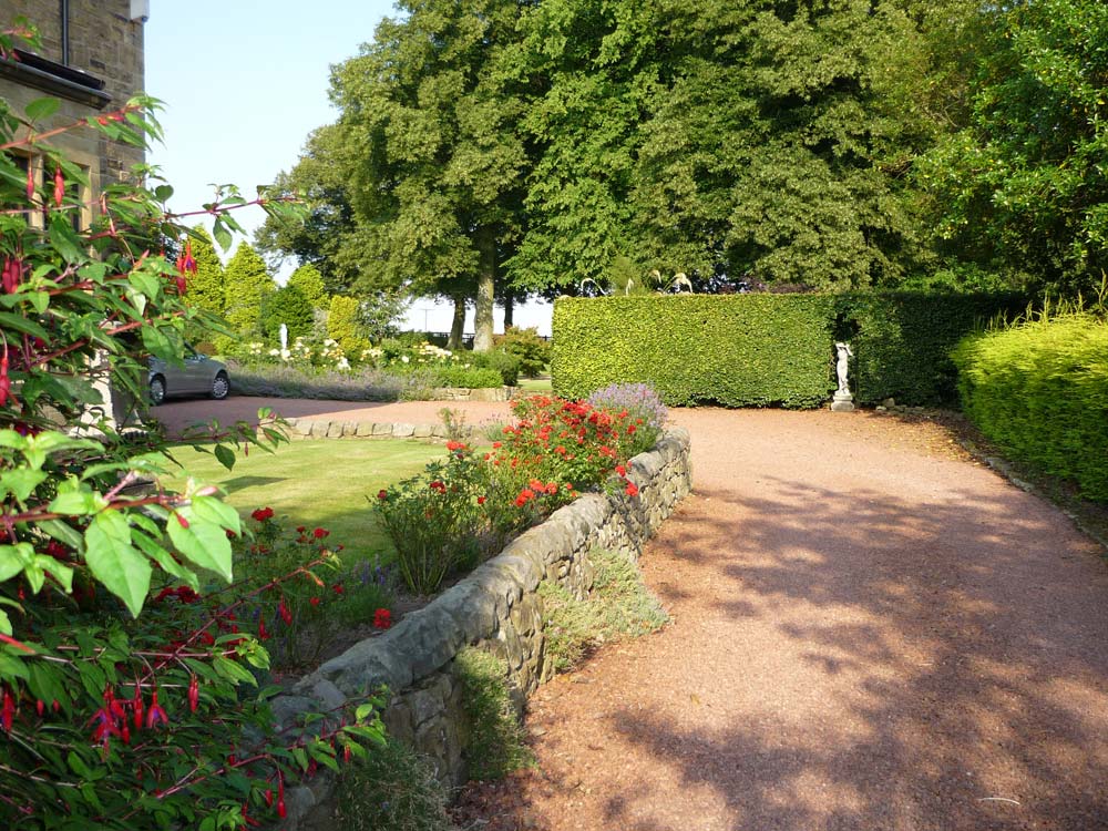 The garden at West Acre House