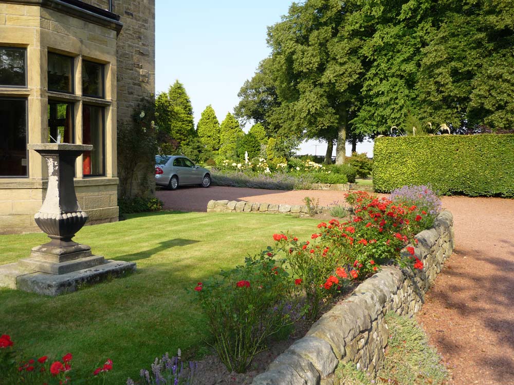 The garden at West Acre House