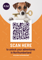 Click & SCAN to unlock your adventures in Northumberland